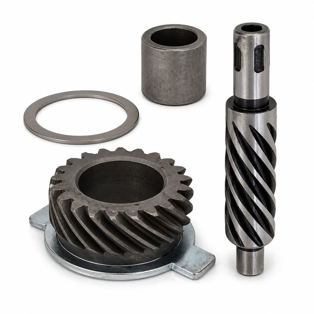 Engrenagem Velocímetro Kit Pinhão - Honda Pop 100/ Titan 150 - 36103-BF0-PO01