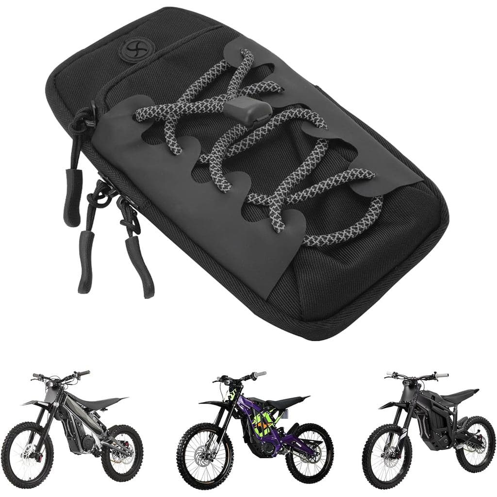 Capa de bateria frontal para armazenamento de saco de quadro de moto suja eltrica Surron Sur ron Light Bee SX LBX Tala