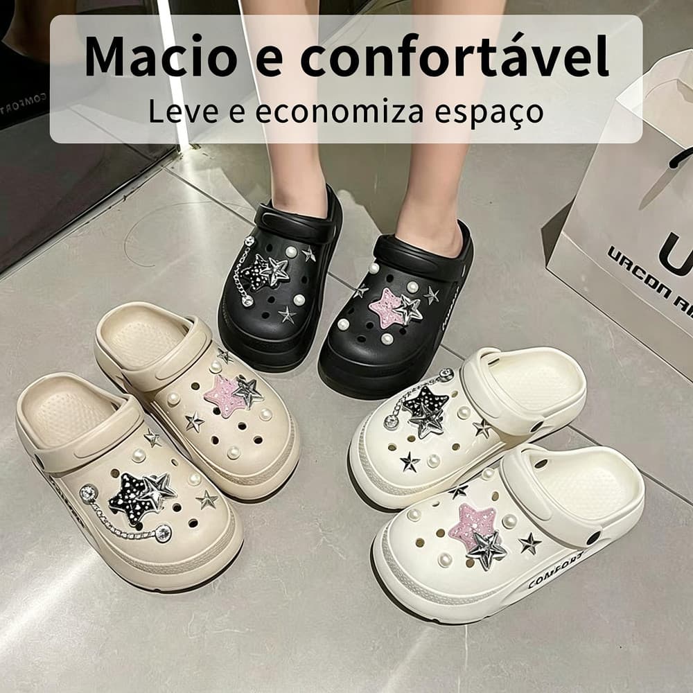 Chinelos Sandálias multicoloridas Clássico Perfeito para uso ao ar livre Leve e confortável Estilo punk anti-odor