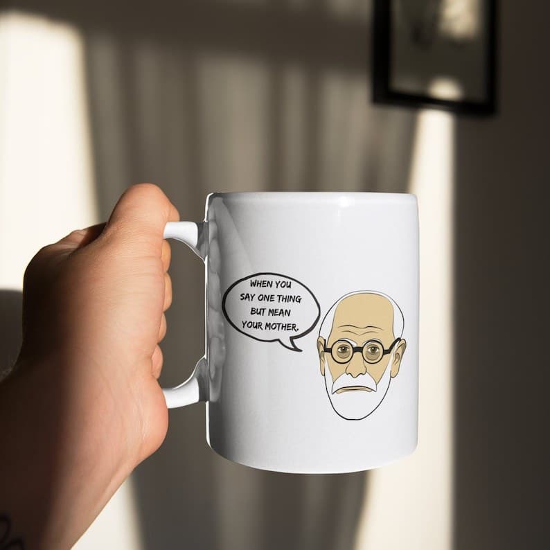 Caneca de psiquiatria presente de neurologia Floyd psicologia caneca de cerâmica criativa presente