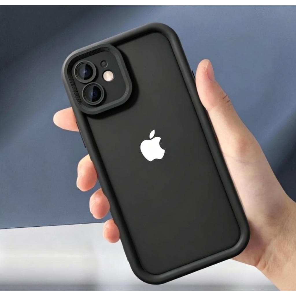Capa Para iPhone 17 16 15 14 13 12 11 Pro Max Plus Air XR Anti Gota Silicone Preto Branco Apple Softcase Doces