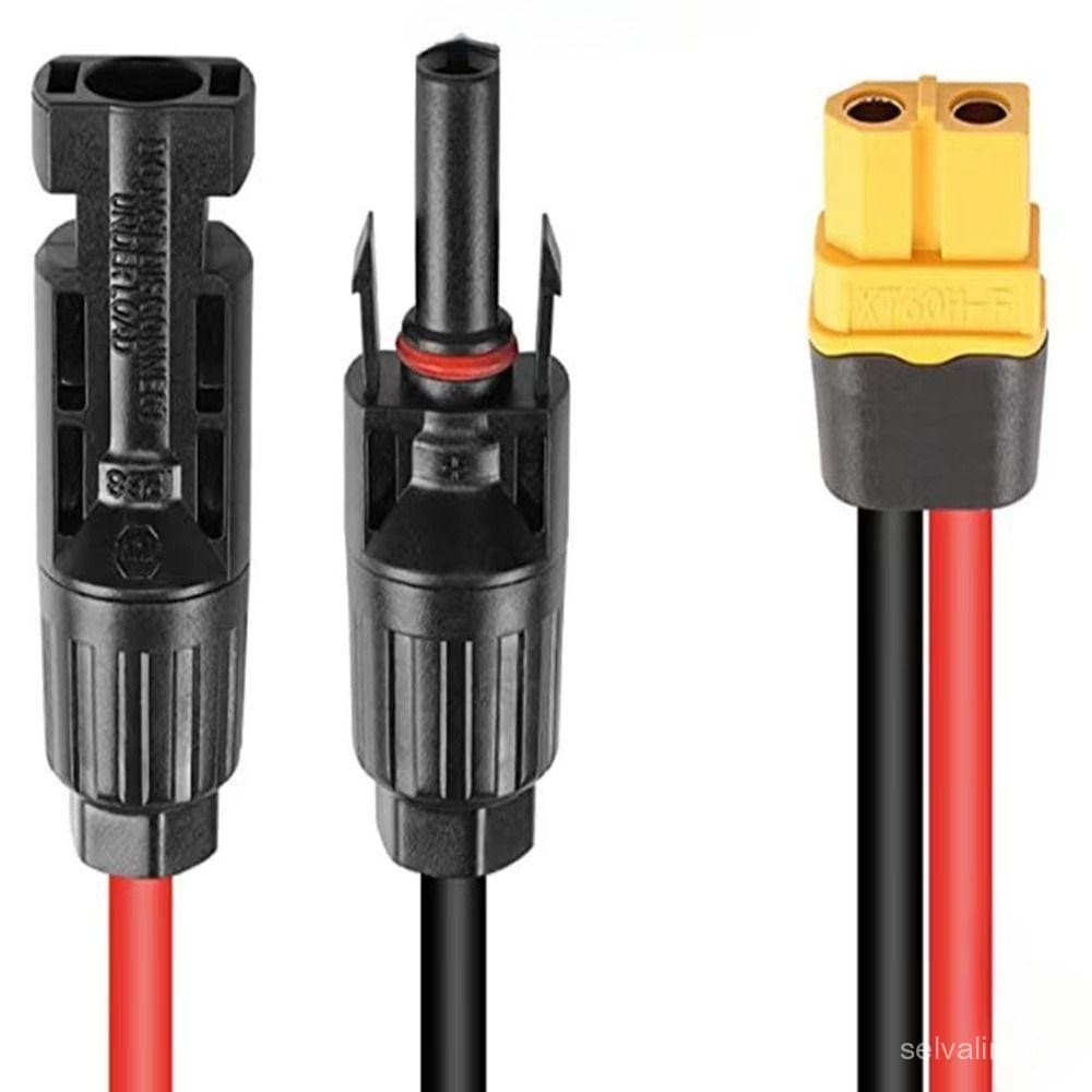 Cabo MEBEAUTYBR MC4 Para XT60 , De Extensão Flexível De Cobre Puro , Conector De Alimentação 14AWG Multiuso