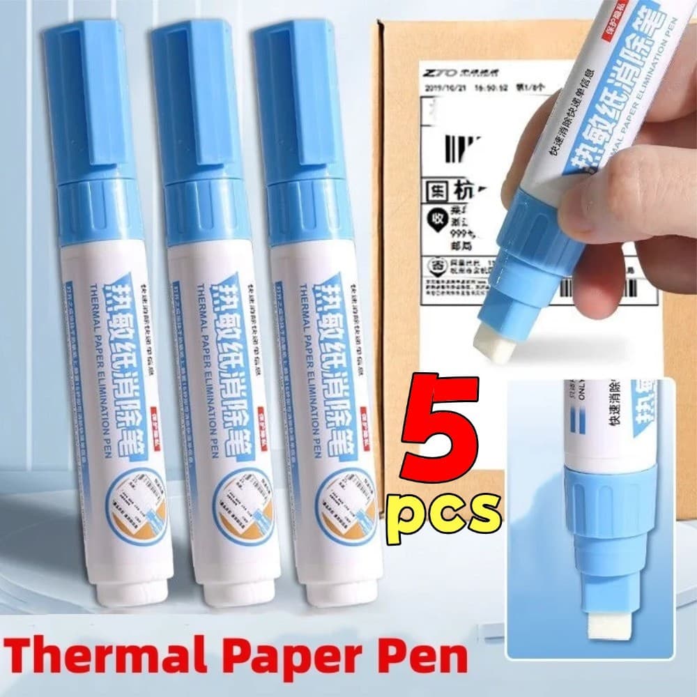 [HOT] Canetas De Apagamento De Papel Térmico Caneta De Borracha Sem Vestígios Para Identidade De Dados Proteção De Priva