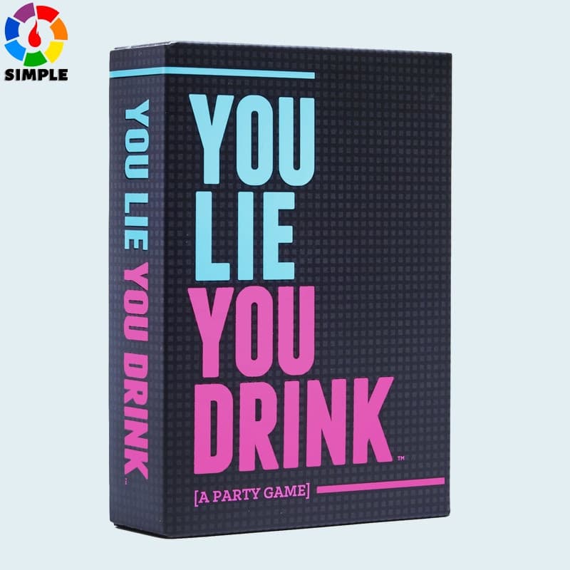 You Lie You Drink - The Drinking Game for People Who Can't Lie [A Party Game]