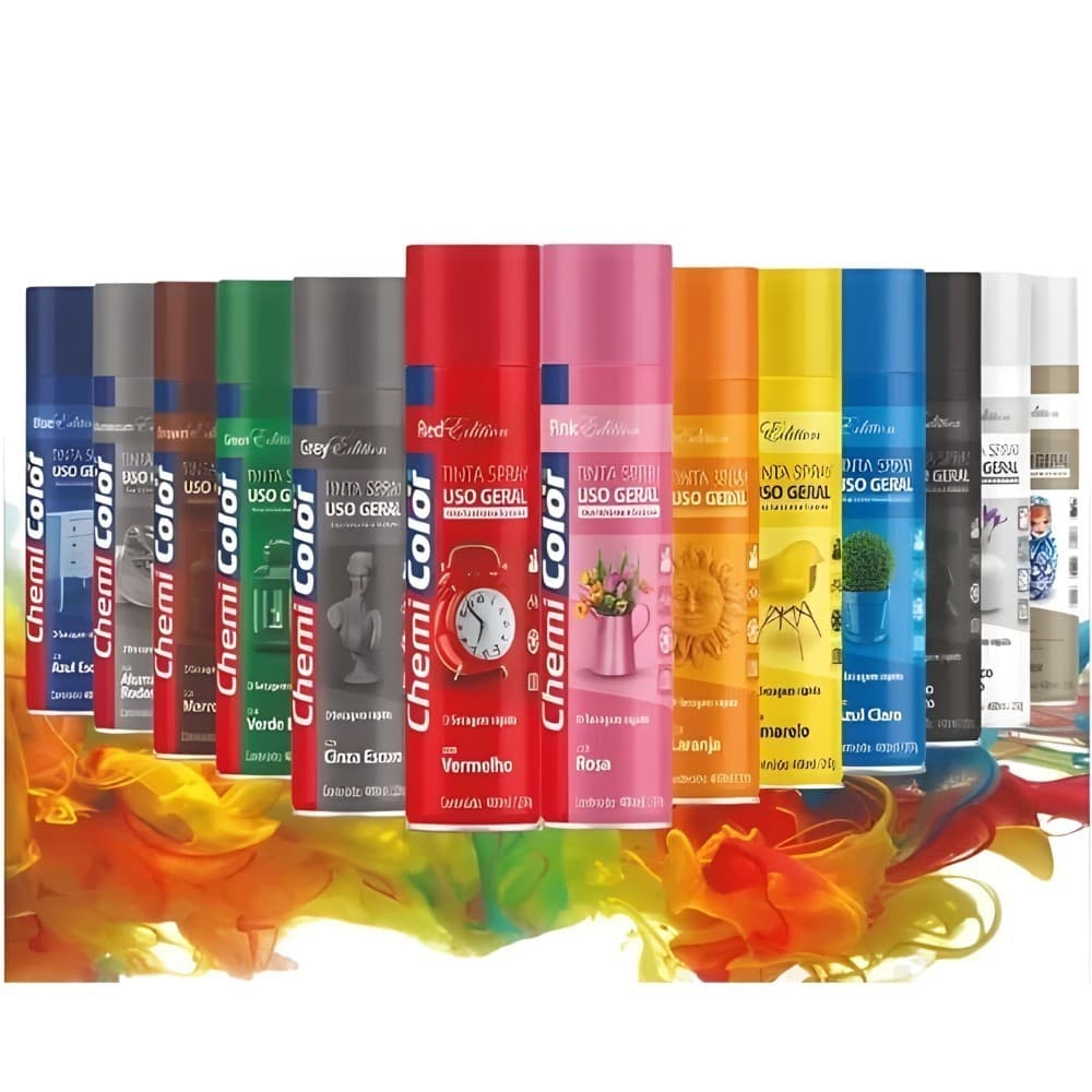 Tinta Spray 400ML Chemicolor - Todas Cores - verificada