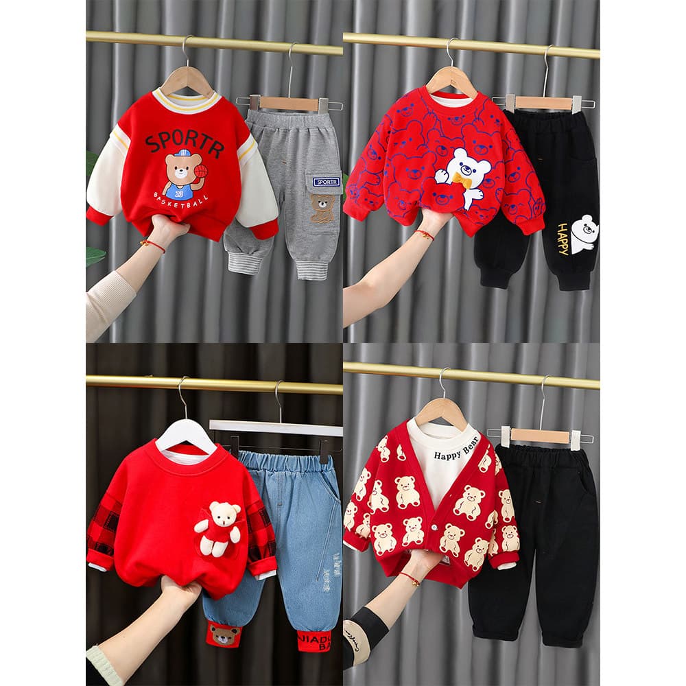 Meninos primavera outono ternos moda 2 roupas de bebê bonito crianças primavera roupas primavera crianças 1 ano de idade
