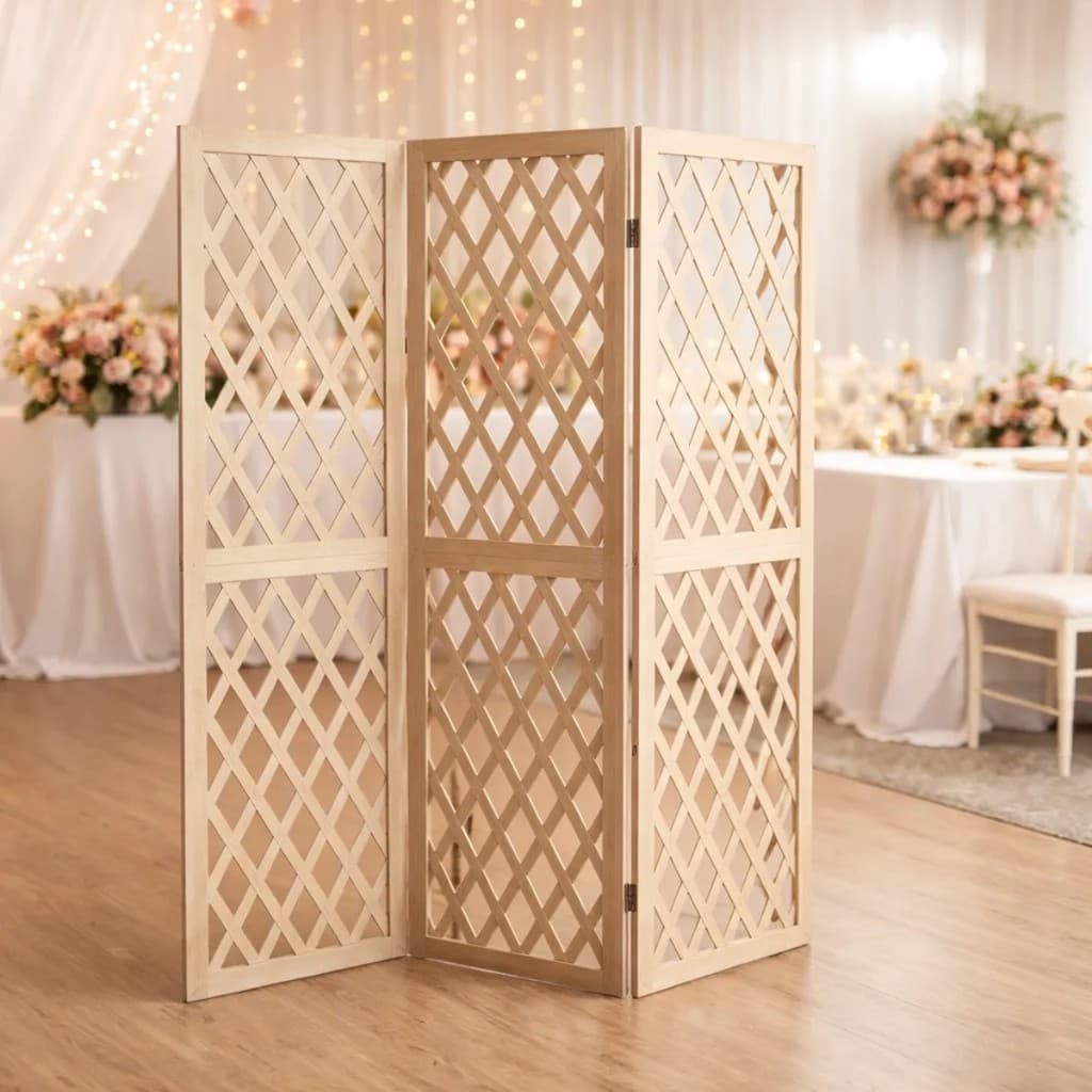 Biombo Divisor De Ambiente MDF 3 Folhas Dobrável Decorativo Sala Quarto Escritório 1,70m Moderno
