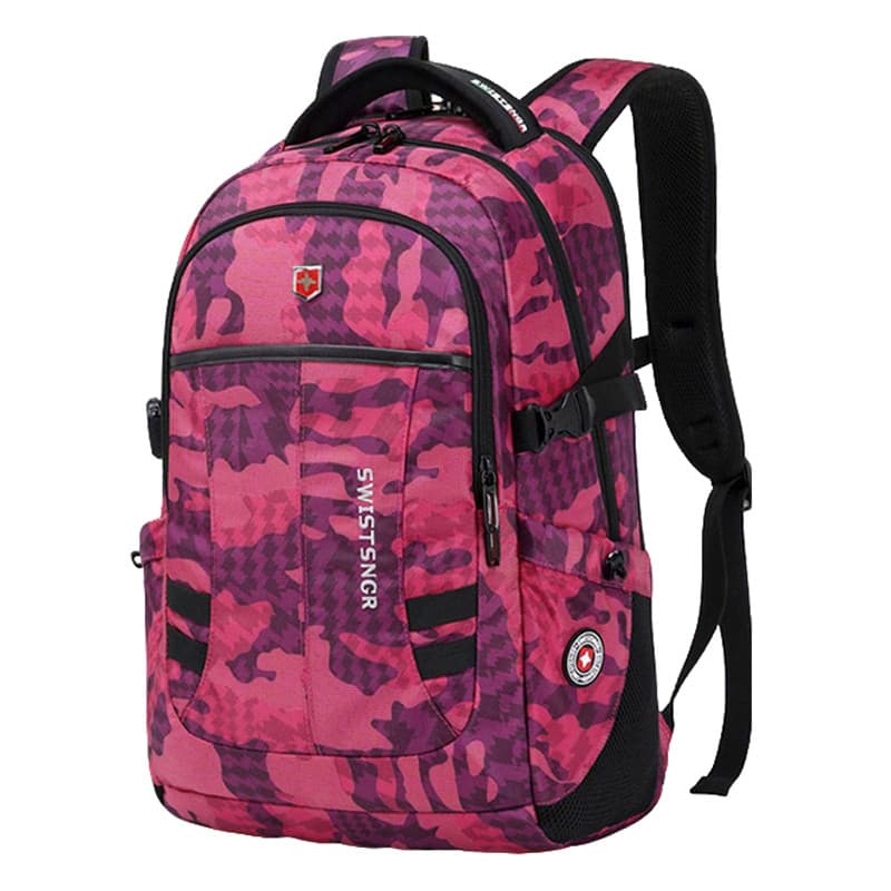 Swiss sargento faca mochila meninas moda Casual saco de computador camuflagem júnior estudante do ensino médio saco de e