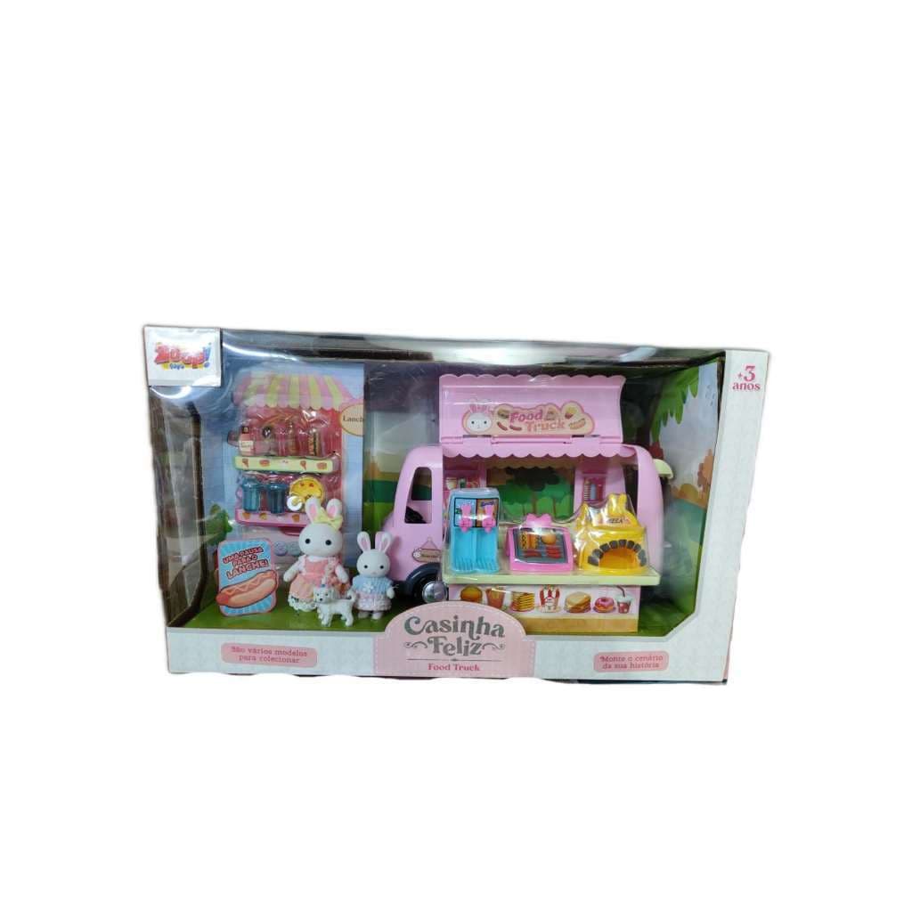 Casinha Feliz Coleção Food Truck com Coelhinhos e Acessórios - Zoop Toys