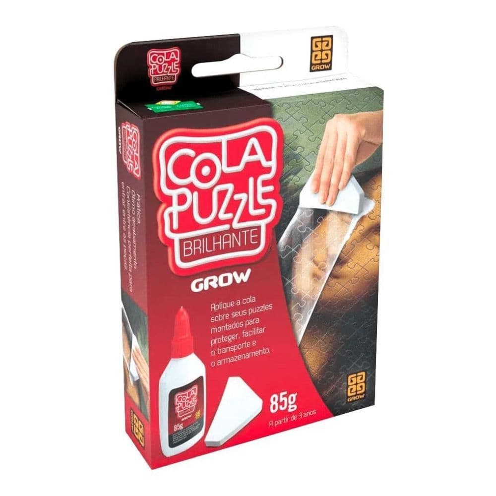 Cola Para Quebra Cabeca Puzzle Brilhante Grow 01989