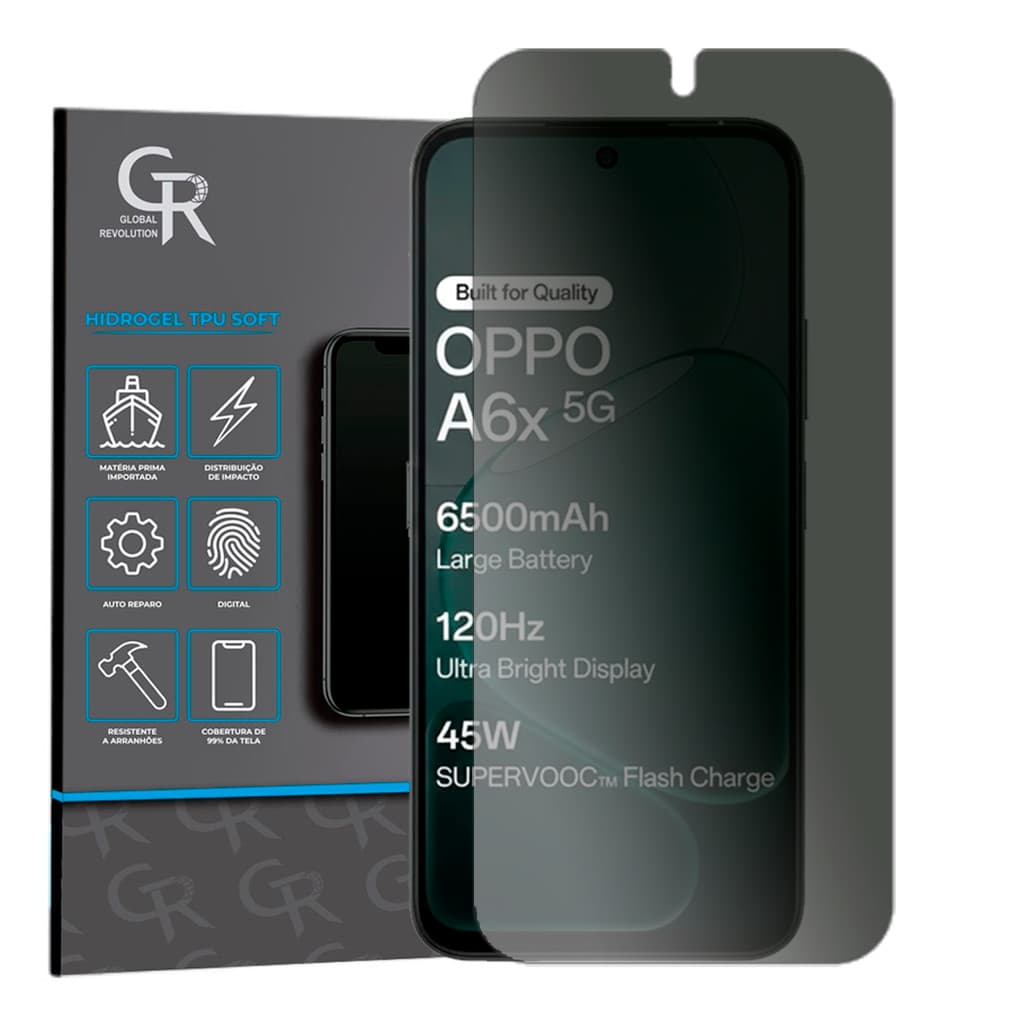 Película Hidrogel Privacidade Para Oppo A6X 5G
