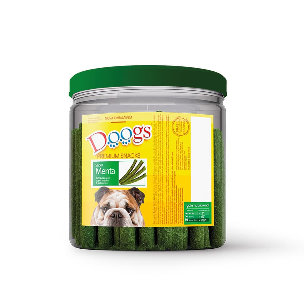 Palito Doogs Menta 1kg (Pote)