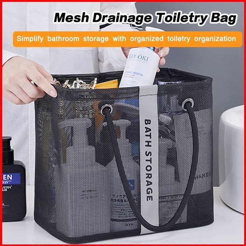 BH2 Cesta De Chuveiro Portátil À Prova D'água Bolsa Com Alça De Higiene Pessoal De Grande Capacidade Organizador