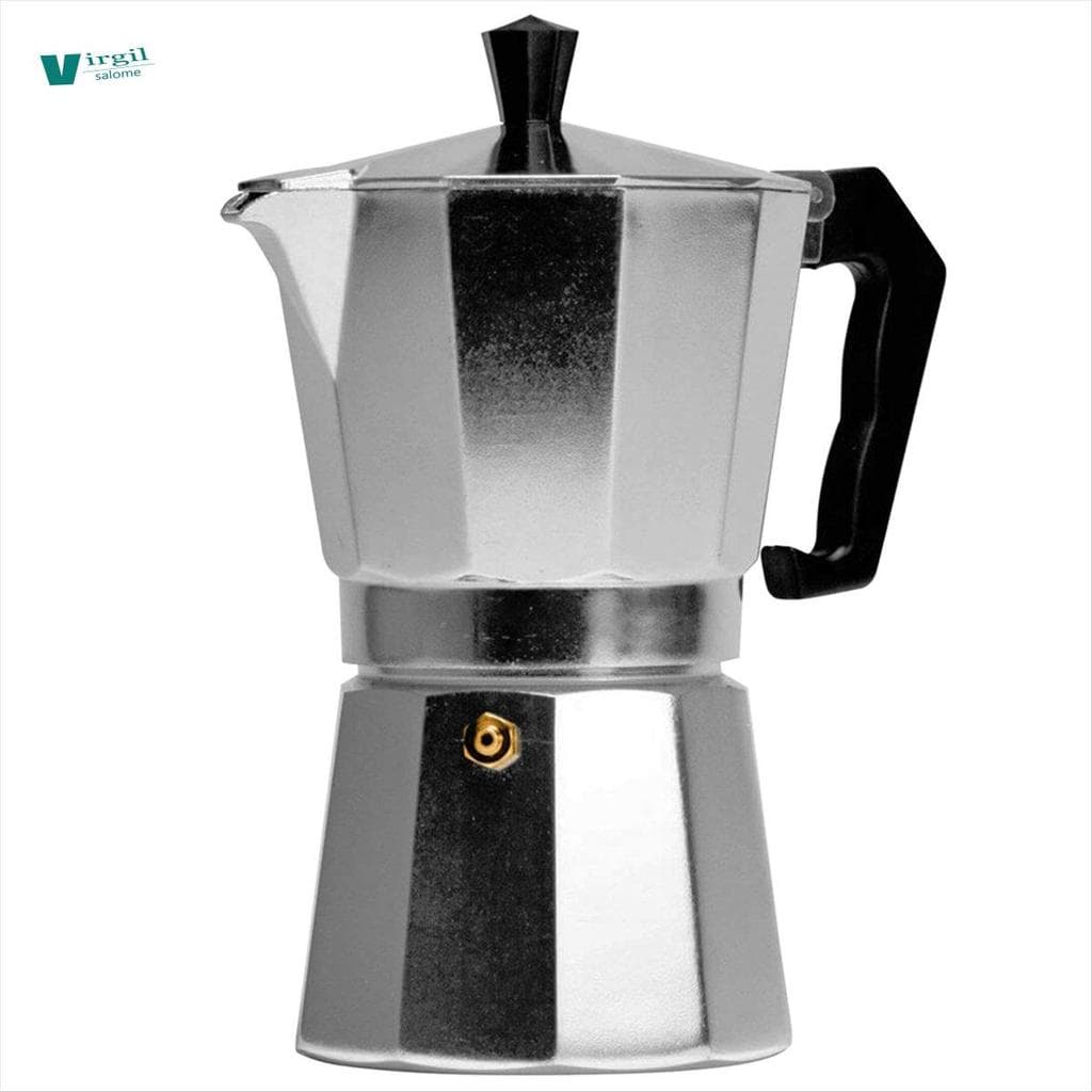 【new】Cafeteira Moka De Alumínio Italiano , 1 Xícara , Equipamento De Café Europeu (50Ml)