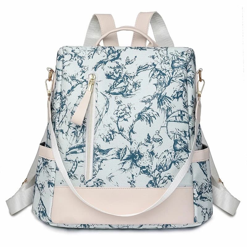 Bolsa femenina mochila Portátil de PU da moda feminina Antifurto e à prova d'água