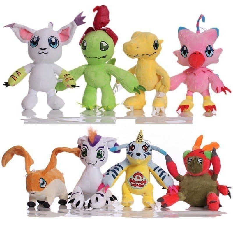 Bonito dos desenhos animados Digimon Aventura Piyomon Anime Doll Greymon Garurumon brinquedos de pelúcia presente para c