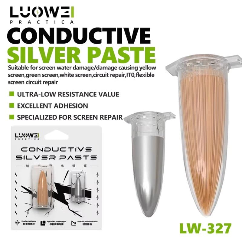 LUOWEI LW-327 Nano Pasta De Prata Condutora Para Telas De Celular IT0 Ferramenta De Restauração De Circuito De Reparo De