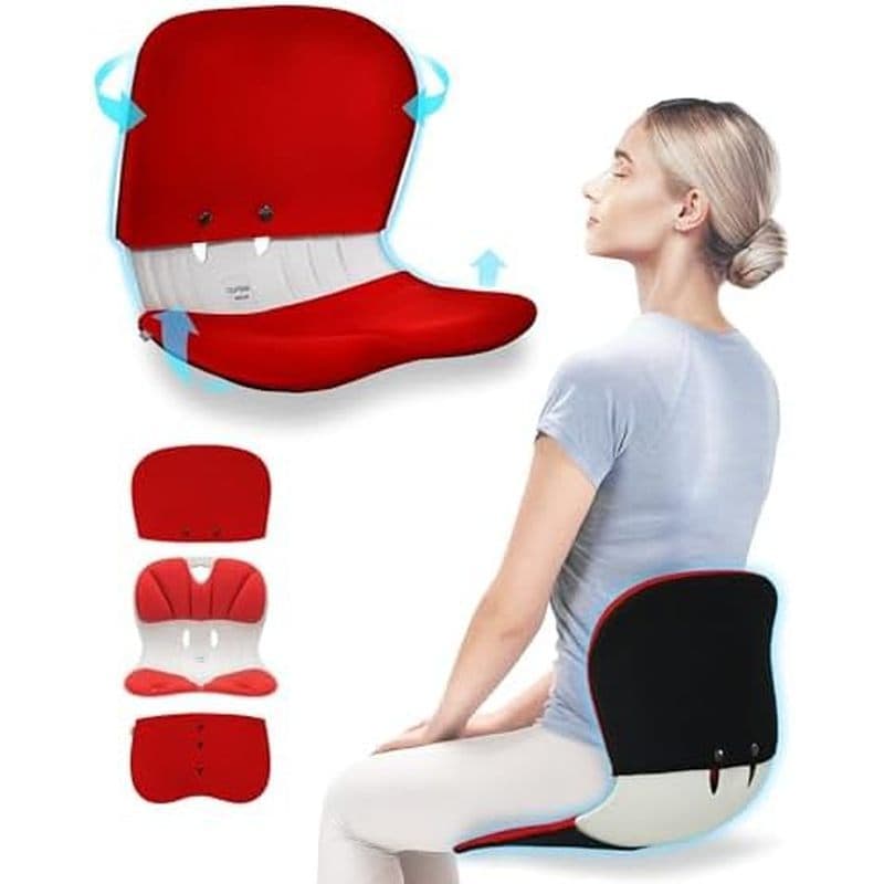 Curble Wider (Padrão Largo) – Cadeira Ergonômica De Apoio Para As Costas , Suporte Lombar Correção De Postura & amp ; Al