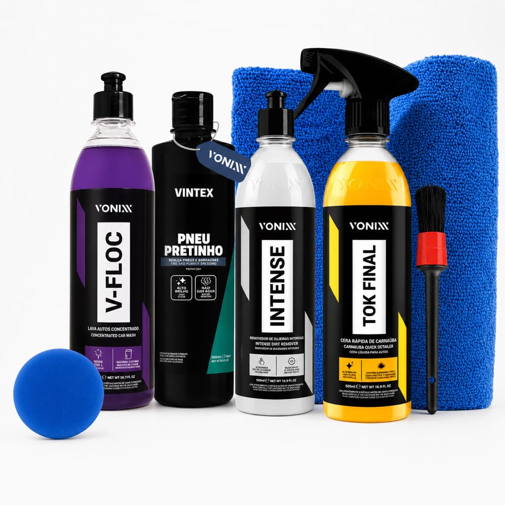Kit Shampoo V-floc Cera Tokfinal Restaurax Pretinho  Vonixx