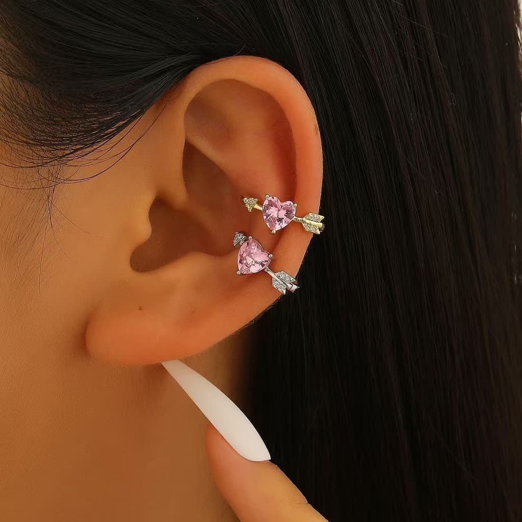 Uma seta perfurada clipe de orelha nicho feminino Design High-End sentir sem piercing clipe de orelha doce legal requint