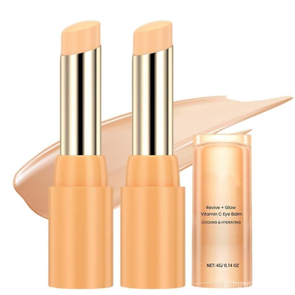 Creme para os olhos com vitamina C. Ilumina o tom da pele e reduz o inchaço. 2025 Novo Revive Vitamin C Eye Care Stick,