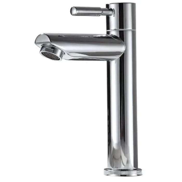 Torneira Banheiro Lavabo 1/4 Volta Bica Baixa Metal Cromado