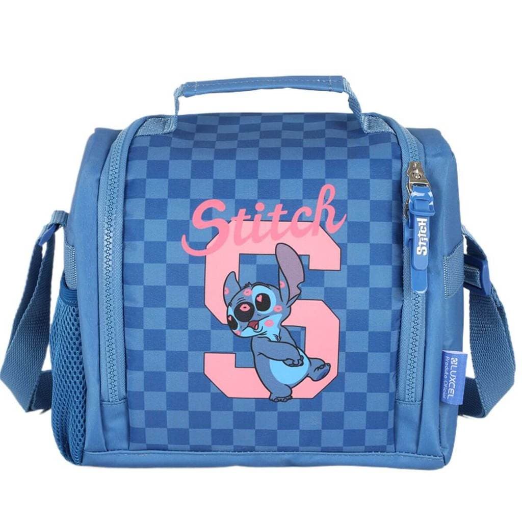 Lancheira Infantil Stitch Azul