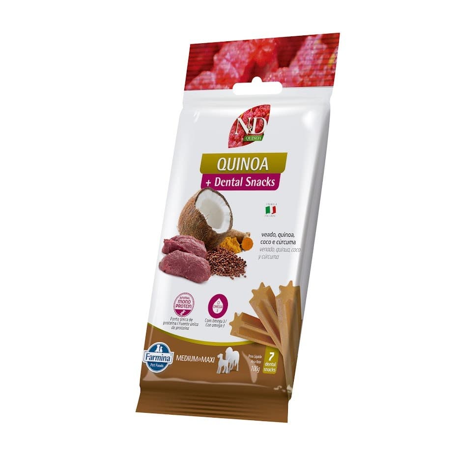 ND QUINOA SNACK CAN VEADO ADT MD/MX 0,1KG