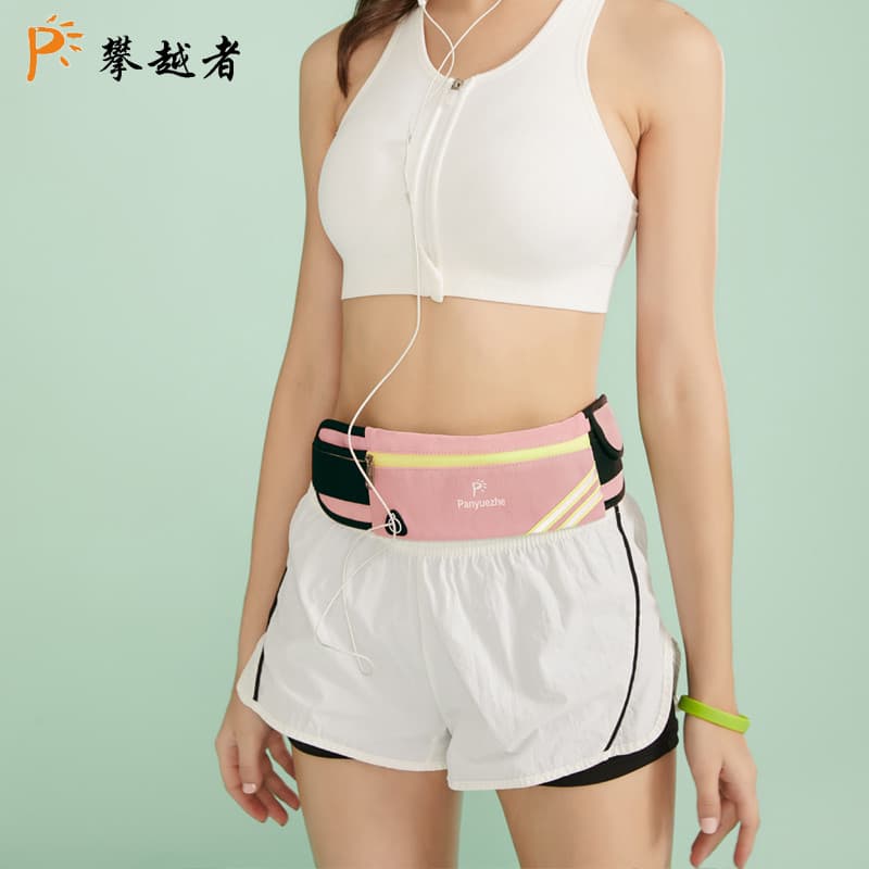 Esportes saco de cintura do telefone móvel feminino correndo multifuncional ao ar livre leve Close-fitting invisível à p