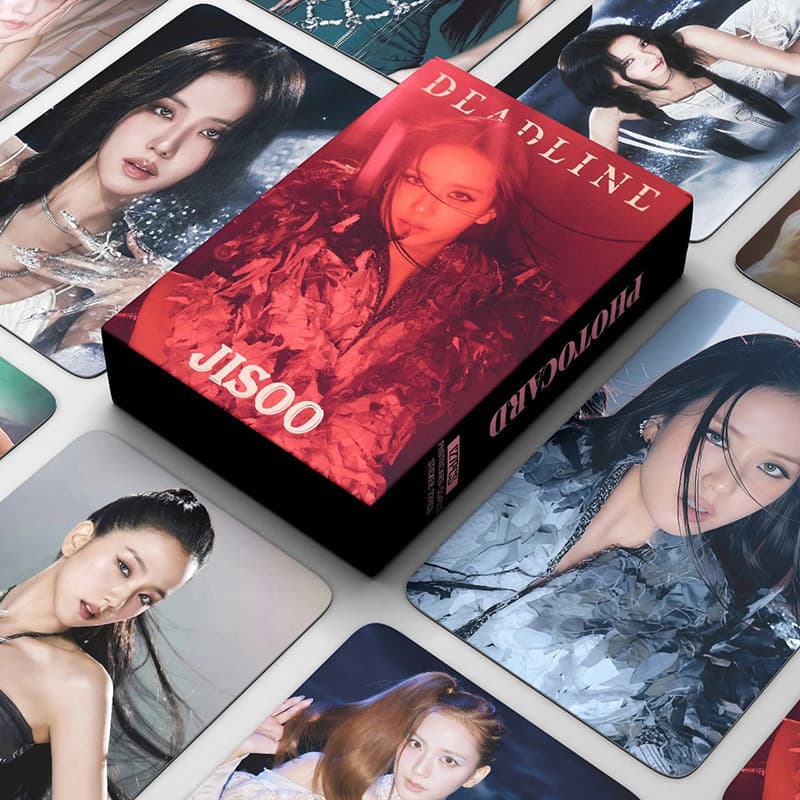 127 Unidades/Caixa BLACKPINK JISOO Photocard DEADLINE Álbum KPOP LOMO Cartão De Coleção De Adesivos