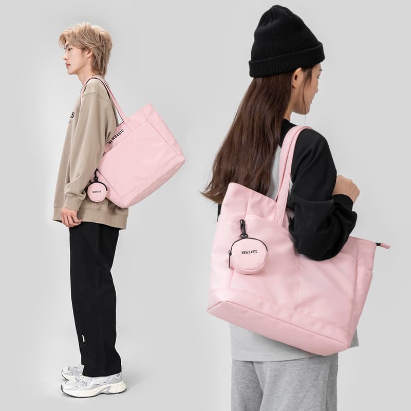 ABOYS grande bolsa Tote feminina grande capacidade 2025 novo estilo nicho Commuter estudante universitário classe bolsa
