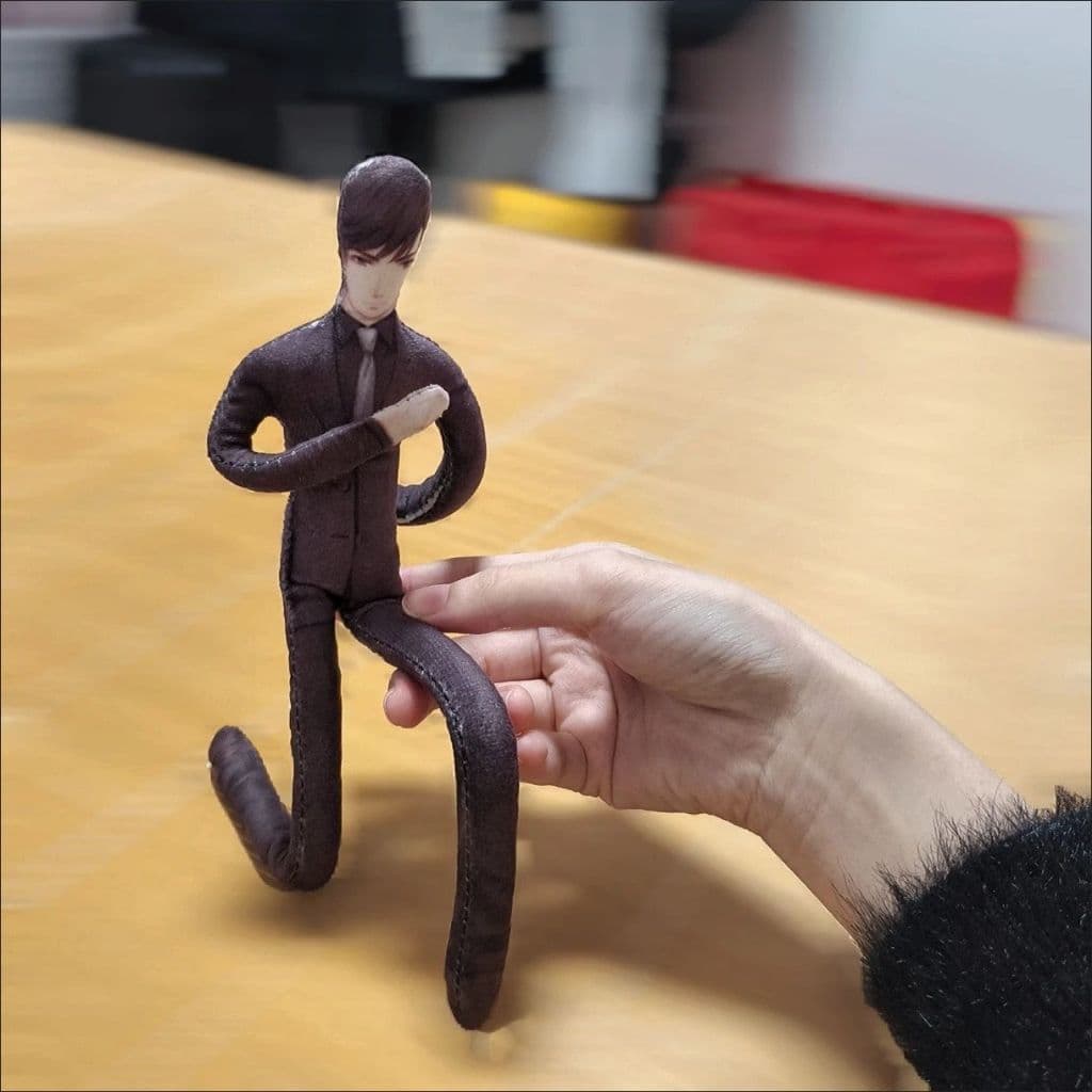 Boneco Abstrato Personalizado com Estrutura de Arame, Merchandising de Anime e Desenho Animado, Boneco Humanoide em Form