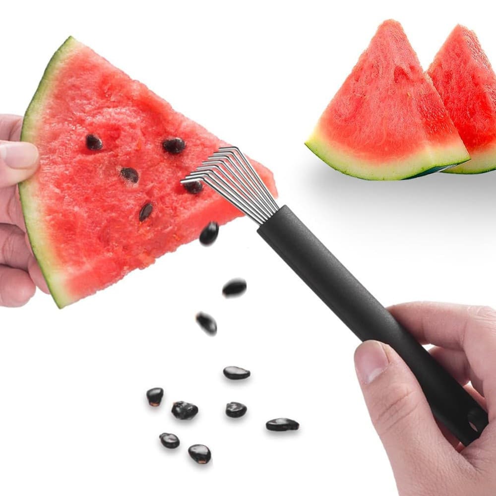 Removedor de Sementes de Melancia - Cortador de Aço Inoxidável e Ferramenta para Frutas FL89