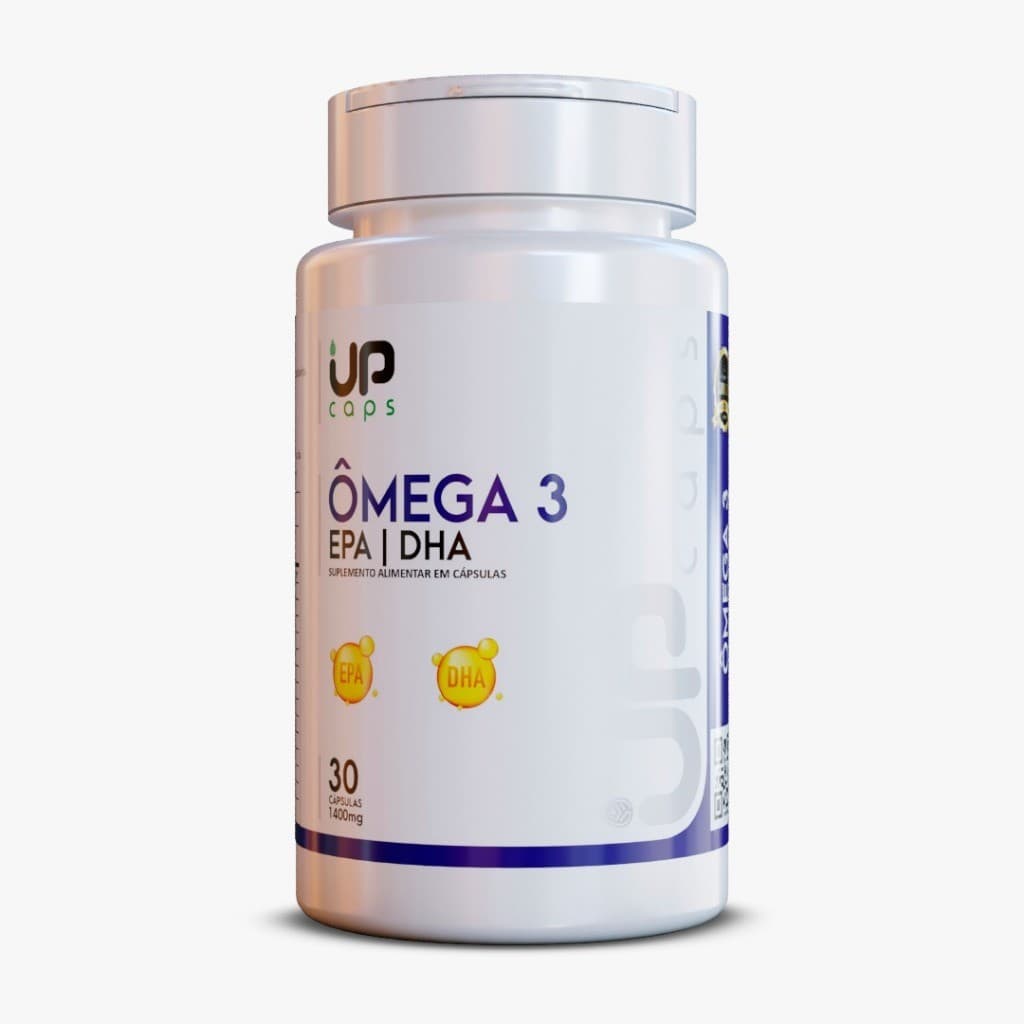 Omega 3 | Oleo De Peixe - EPA + DHA 30 Cápsulas 1400mg | Meg3