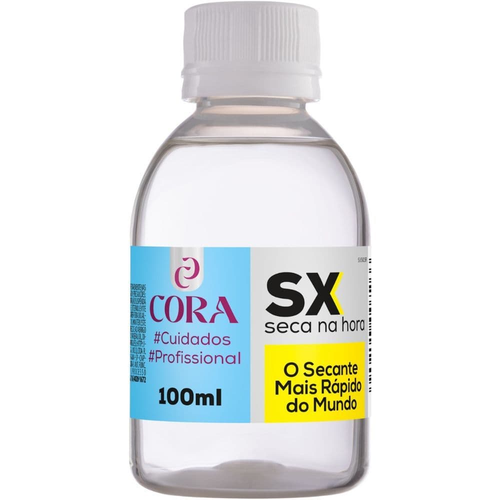 Esmalte Profissional Cora 100ml SX Secante Ultra Rápido