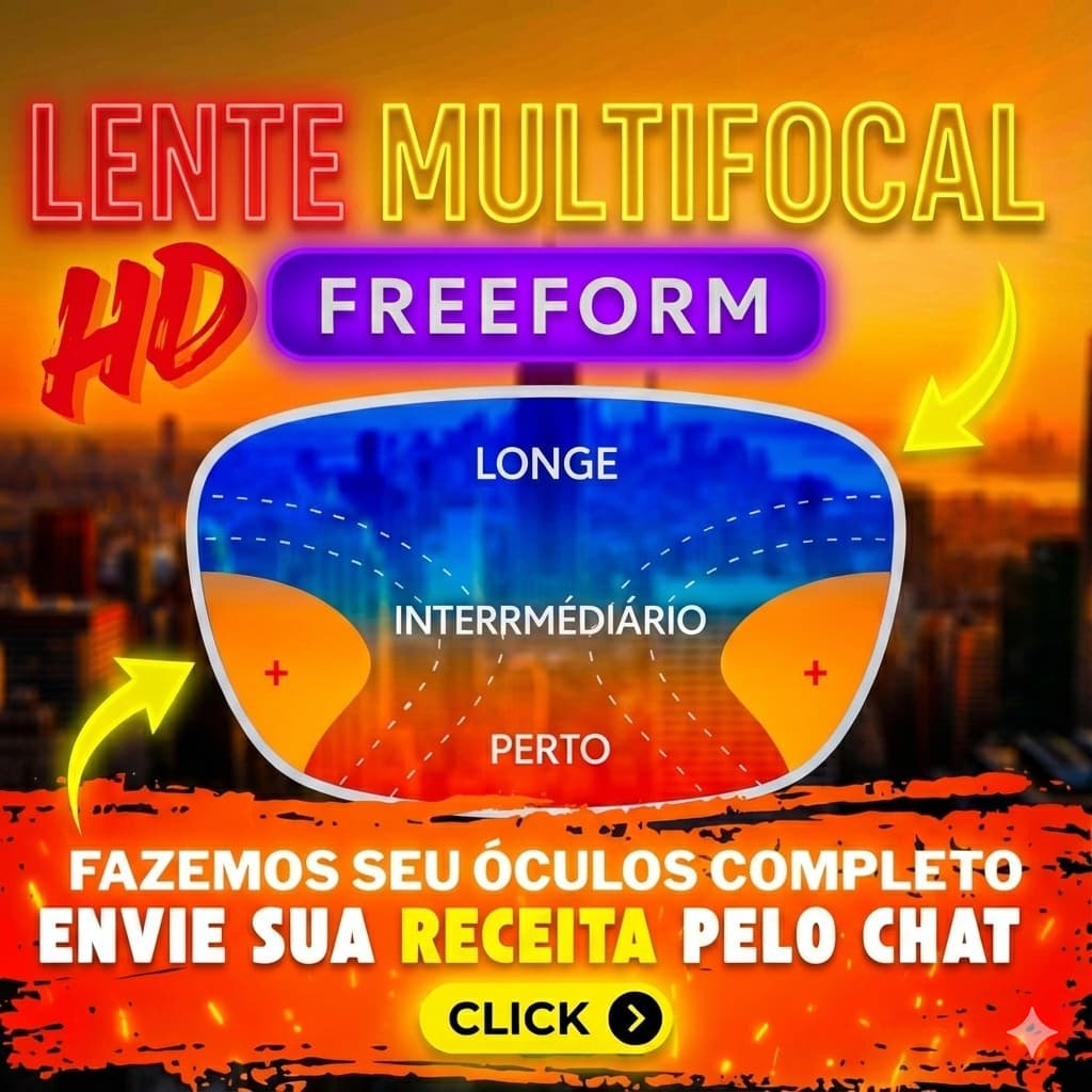 Lentes Multifocais Para Óculos Par Lente Multifocal Freeform Digital Progressiva Personalizado