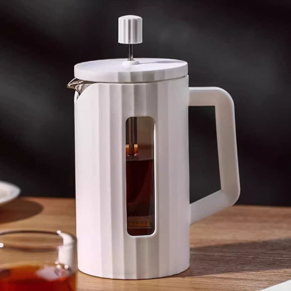 [Pote De Prensa Francesa Com Alto Teor De Borosilicato] 600/1.000ml Cafeteira De Vidro Filtro Estilo De Compartilhamento