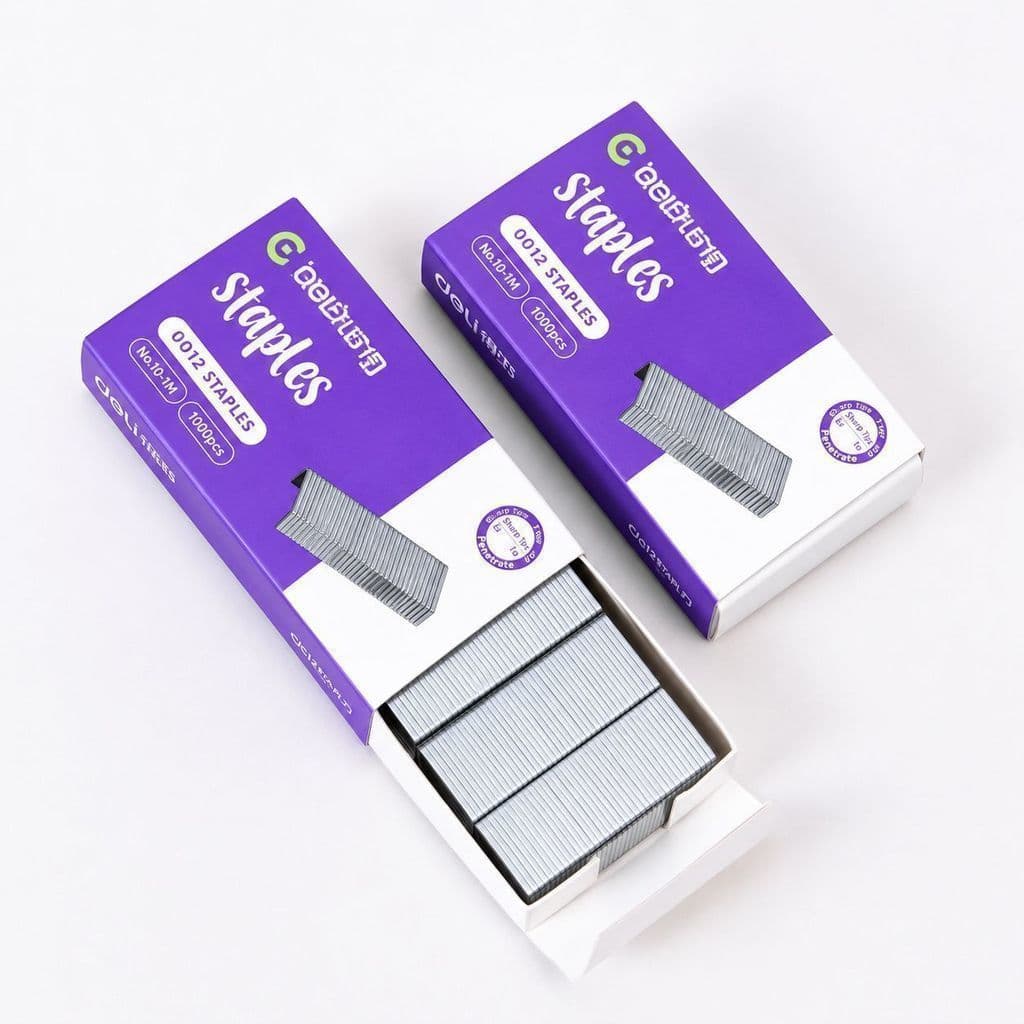 Kit Grampos para Grampeador NO.10 com 3000 Grampos Resistentes Escolar
