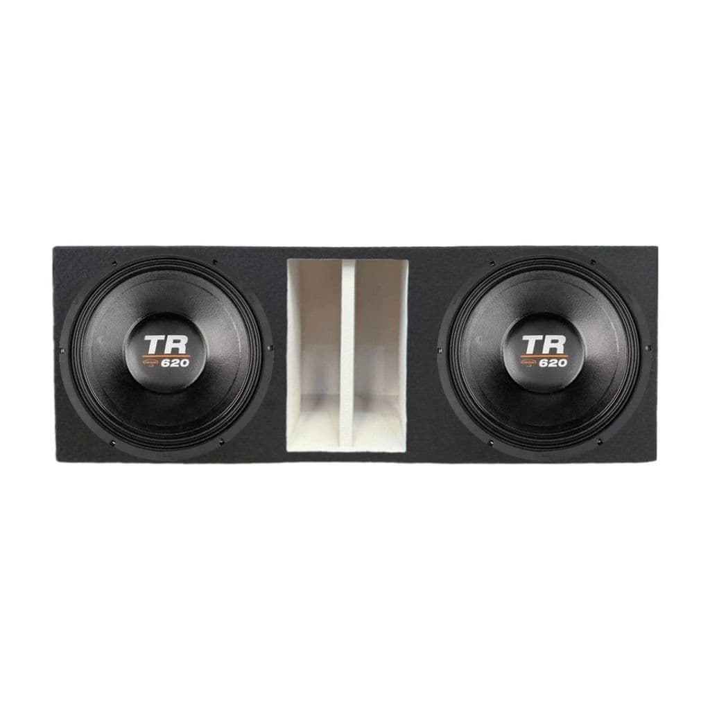 CAIXA DUTO RÉGUA COLORIDO 2 ALTO FALANTES TRITON 12 TR 620 WOOFER