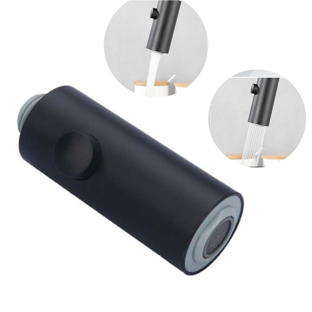Ducha Torneira Gourmet 1/2 Preto Fosco 2 Jatos Reposição