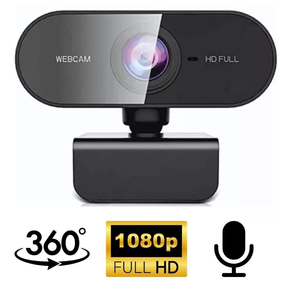 Webcam Full Hd 1080p Microfone Pc Notebook Home Office Nova Pronta Entrega