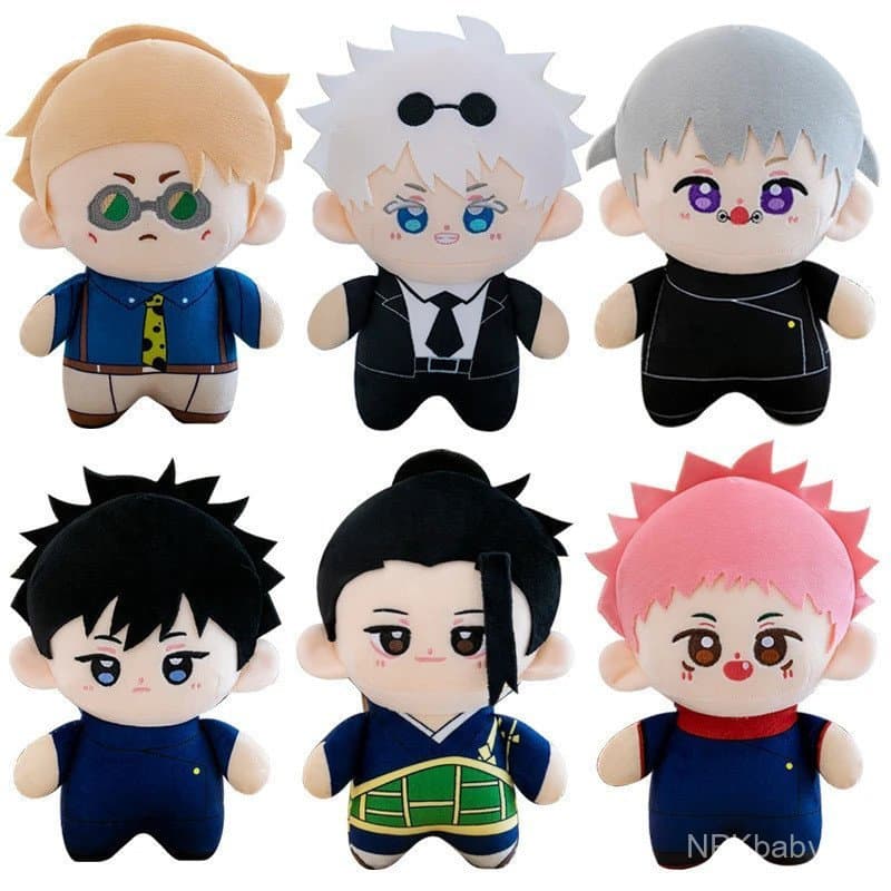 Brinquedos de Pelúcia de Personagens de Desenho Animado Gojo Satoru, Geto Suguru, Nanami Kento, Fushiguro Megumi, Itador