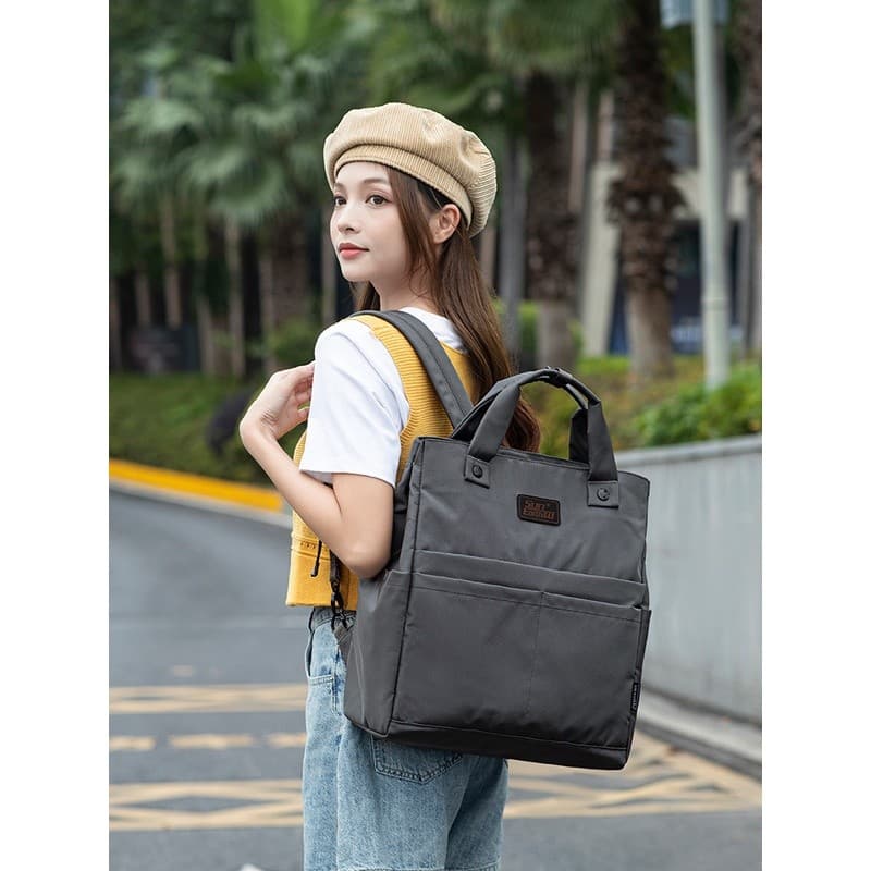 Japão novo estilo saco de computador mochila masculina de um ombro Diagonal bolsa Commuter estudante negócios saco de vi
