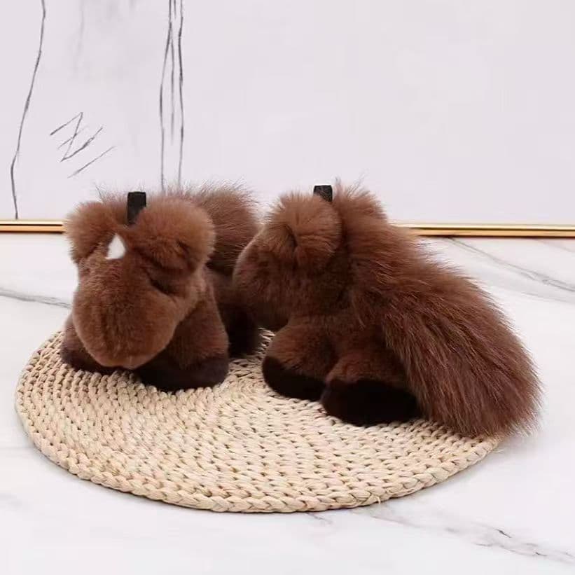 Adorável Chaveiro De Carro De Pônei Brinquedo De Pelúcia-Bicho Fofo Para Halloween , Feriado , Companheiro De Travesseir