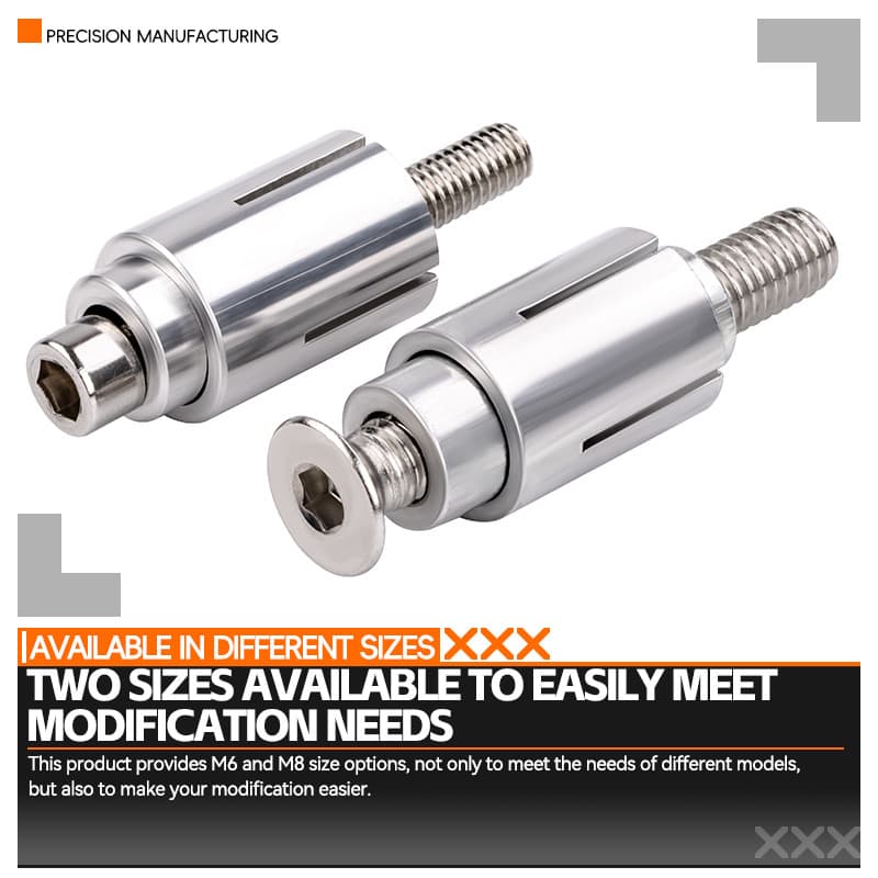 2 Pçs/set 13/16mm Parafuso De Expansão Handguard Guiador End Plugs Parafusos Universal Handle Bar Expandir Acessórios Da
