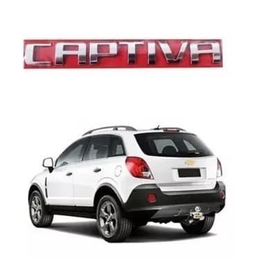 Emblema Letreiro Chevrolet Captiva Cromado Gm
