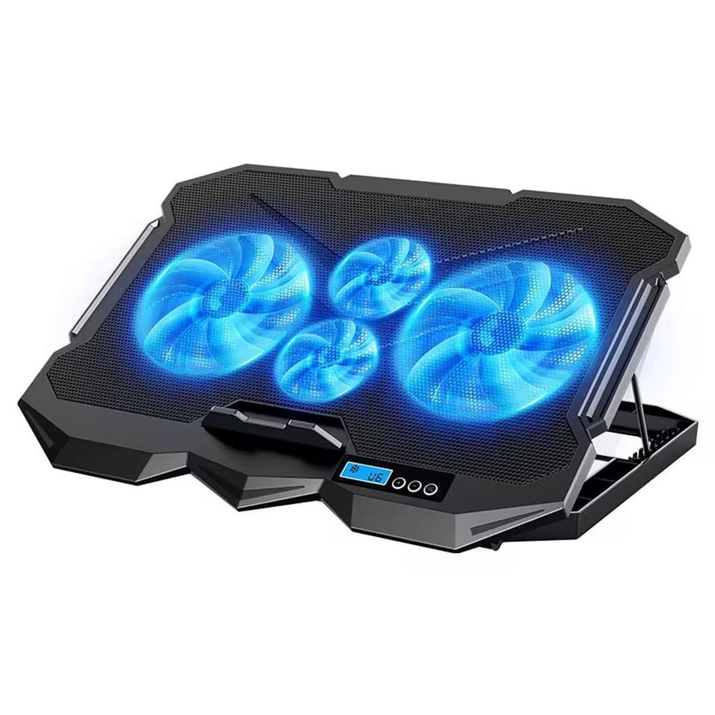 Base Cooler para Notebook 4 Fans LED Azul USB Velocidade Ajustável Silenciosa DELTA-B1142G