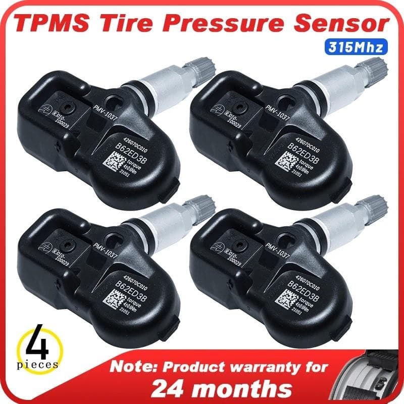 SENSOR De Pressão Do Pneu 315MHZ 42607-0C010 Para TOYOTA Sequoia 2004-2007 tacoma 2010-2015 tundra 2005-2006peças De Aut
