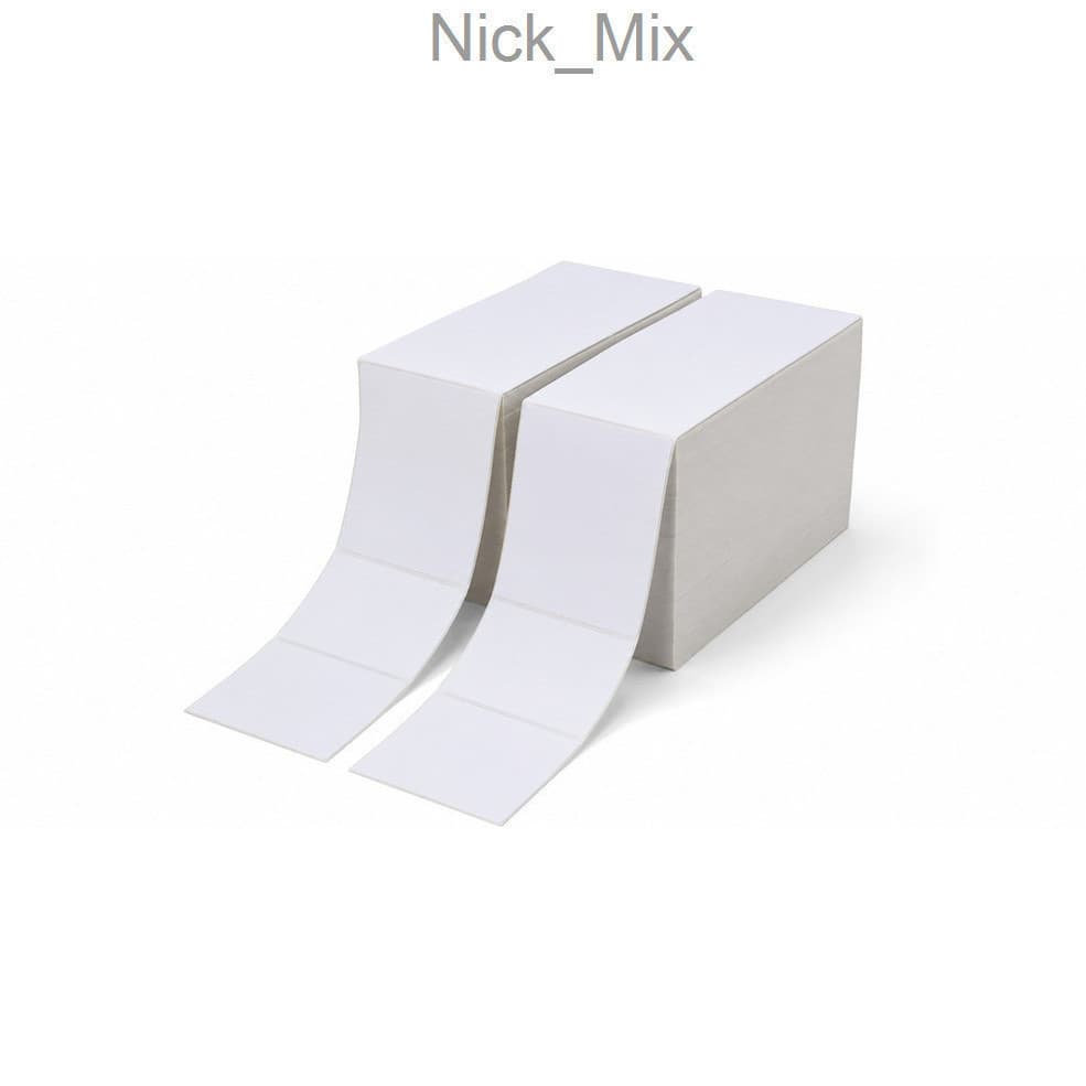 10000 Etiqueta Térmica De Qualidade 10x15cm 100x150mm Cor BrancoUIXA
