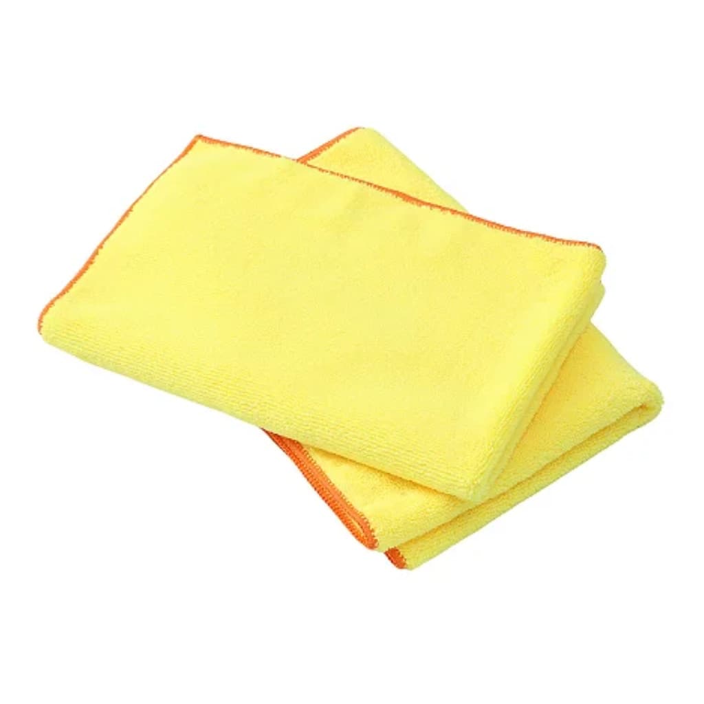 Kit 5 panos de microfibra amarelo 40x60 300 GSM Detailer